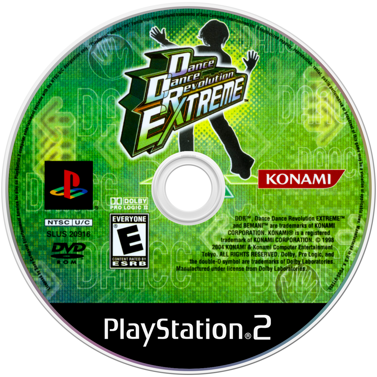 Dance Dance Revolution Extreme media 5 for Playstation 2
